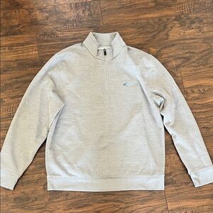 Attack Life by Greg Norman Gray Zip Up Sweater